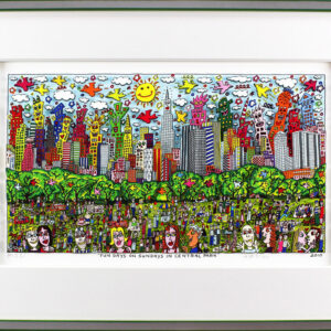 James Rizzi Bilder - FUN DAYS ON SUNDAYS IN CENTRAL PARK - HANDSIGNIERT