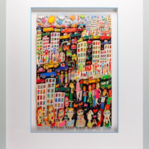 James Rizzi Bilder - In a trance of a colorful glance by chance - HANDSIGNIERT