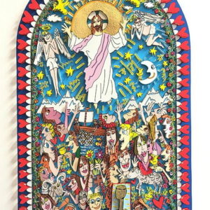 James Rizzi - JESUS IS LIFE - Original 3D Bild drucksigniert