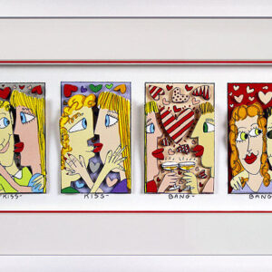 James Rizzi Bilder - KISS KISS BANG BANG - HANDSIGNIERT