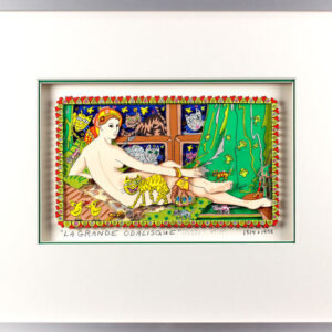 James Rizzi Bilder - LA GRANDE ODALISQUE - HANDSIGNIERT