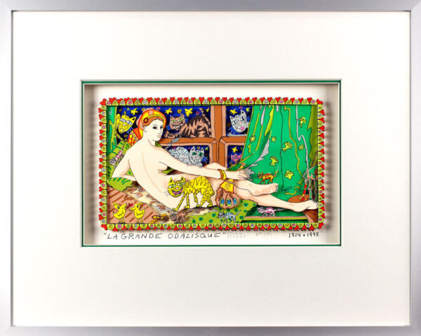 James Rizzi Bilder - LA GRANDE ODALISQUE - HANDSIGNIERT