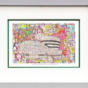 James Rizzi LETS ALL GATHER AT THE GUGGENHEIM. Orig. 3D Bild drucksigniert-alura...
