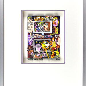 James Rizzi Bilder - LINK INTO LIFE - HANDSIGNIERT