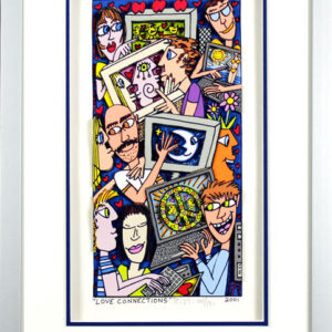 James Rizzi Bilder - LOVE CONNECTIONS - HANDSIGNIERT