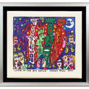 James Rizzi LOVE IN THE BIG APPLE - 2D-Pigmentdruck