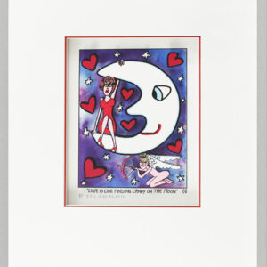 James Rizzi Bilder - LOVE IS LIKE FINDING CANDY ON THE MOON - HANDSIGNIERT