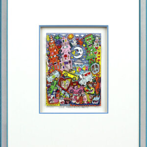 James Rizzi - LOVE MAKES A CITY PRETTY - Original 3D Bild drucksigniert