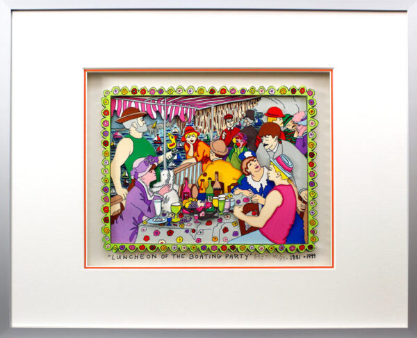James Rizzi Bilder - LUNCHEON OF THE BOATING PARTY - HANDSIGNIERT