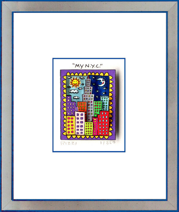 James Rizzi Bilder - My New York City - original 3D-Bildobjekt