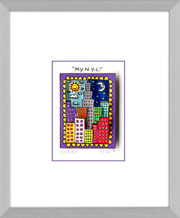 James Rizzi Bilder - My New York City - original 3D-Bildobjekt
