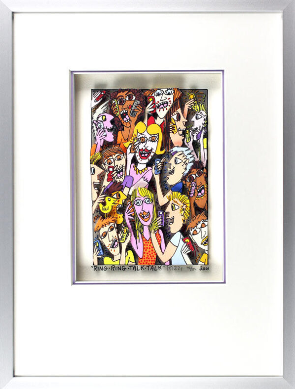 James Rizzi Bilder - RING RING TALK TALK - HANDSIGNIERT