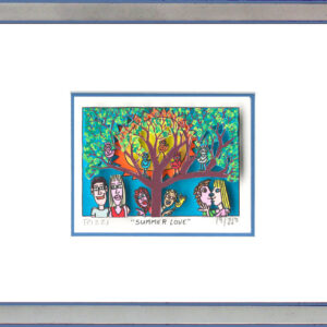 James Rizzi Bilder - SUMMER LOVE - original 3D-Bildobjekt