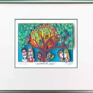 James Rizzi Bilder - SUMMER LOVE - original 3D-Bildobjekt
