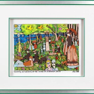 James Rizzi Bilder - SUNDAY AFTERNOON ON THE ISLAND OF LA GRANDE JATTE-HANDSIGNI...