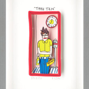 James Rizzi - TAKE TEN  - Original 3D Bild drucksigniert