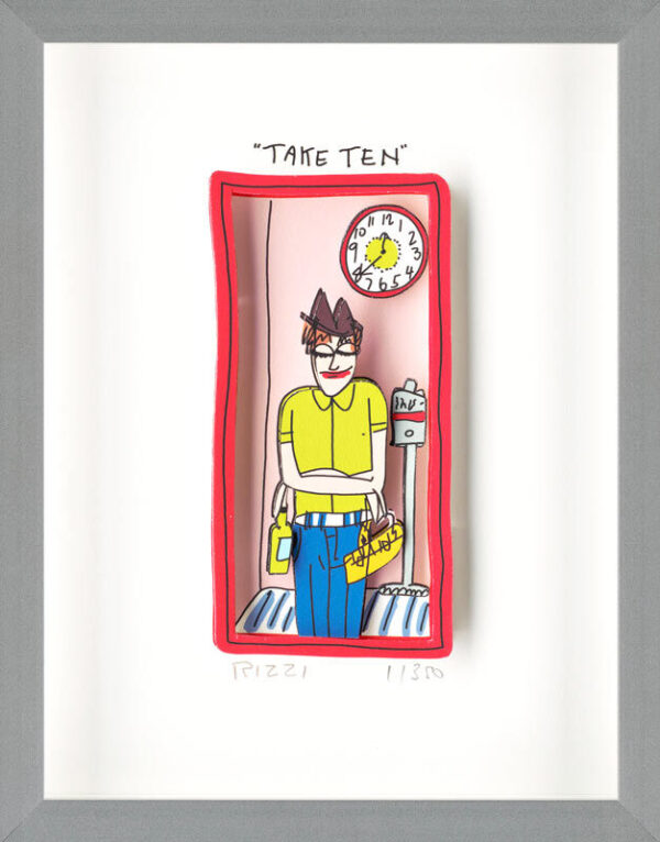 James Rizzi - TAKE TEN  - Original 3D Bild drucksigniert
