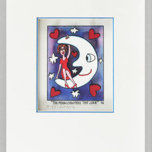 James Rizzi Bilder - THE MOON CAN FEEL THE LOVE - HANDSIGNIERT