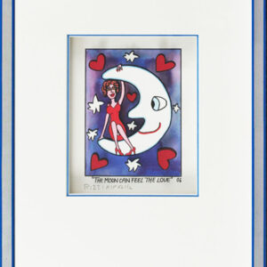 James Rizzi Bilder - THE MOON CAN FEEL THE LOVE - HANDSIGNIERT