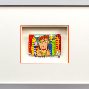 James Rizzi Bilder - THE NEW KID IN TOWN - HANDSIGNIERT