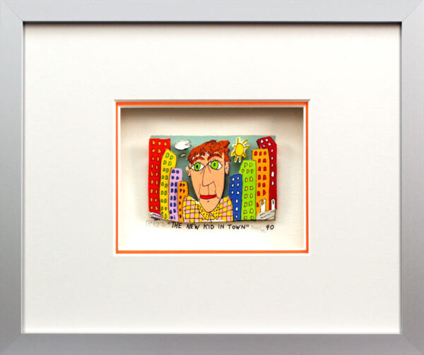 James Rizzi Bilder - THE NEW KID IN TOWN - HANDSIGNIERT