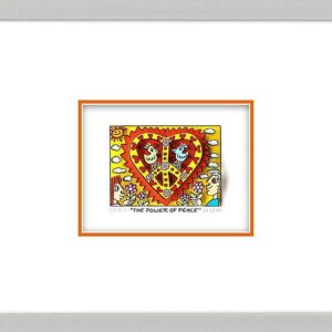James Rizzi - THE POWER OF PEACE   - Original 3D Bild drucksigniert