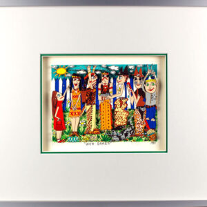 James Rizzi Bilder - WAR GAMES - HANDSIGNIERT