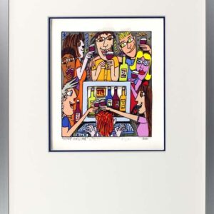 James Rizzi Bilder -  WINE ON LINE - HANDSIGNIERT