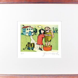 Janosch - ICH LIEBE SIE SPRACH FRAU LUISE ZU MIR AUF EINER GRÜNEN WIESE - origin...