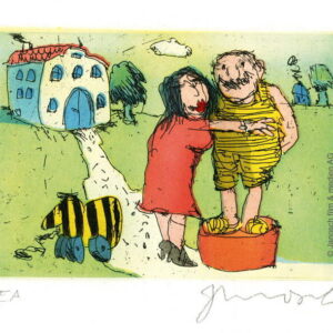 Janosch - ICH LIEBE SIE SPRACH FRAU LUISE ZU MIR AUF EINER GRÜNEN WIESE - origin...