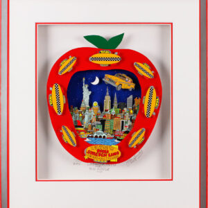 John Suchy - Looking into the Big Apple - Original 3D Bildobjekt - handsigniert