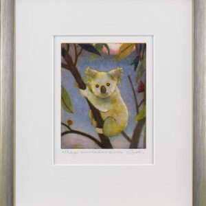 Jutta Votteler - Mondscheinkoala - Original Farb-Radierung - limitiert und hands...