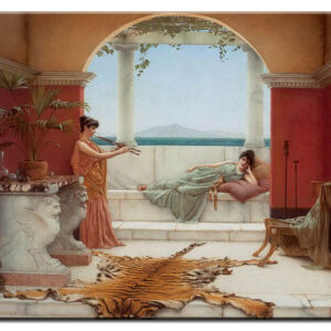 John William Godward Bilder - Siesta an einem Sommertag-50 x 60 cm