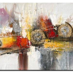 Totti Moreno Leinwandbild - Silver Shadow-100 x 130 cm