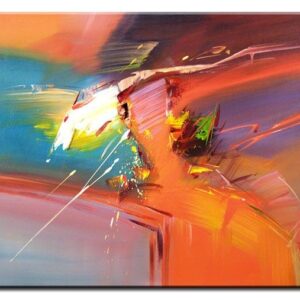 Totti Moreno Leinwandbild - Wind Parade-100 x 150 cm