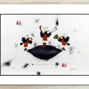 Michael Ferner - WOKGEFLÜSTER - Original Grafik