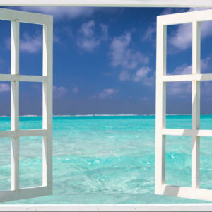 Modernes Leinwandbild - SEA VIEW