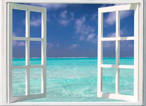 Modernes Leinwandbild - SEA VIEW