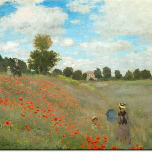 Claude Monet Bilder - Mohnfeld in Argenteuil -60 x 80 cm