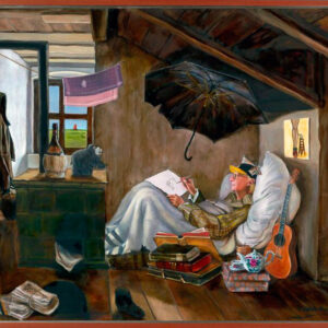 Otto Waalkes Bilder - THE ARTIST IN RESIDENCE - Original Leinwand-Pigmentgrafik ...