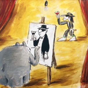 Otto Waalkes Bilder - ATELIER DER MEISTER - ORIGINAL PIGMENTGRAFIK AUF LEINWAND