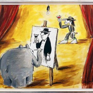 Otto Waalkes Bilder - ATELIER DER MEISTER - ORIGINAL PIGMENTGRAFIK AUF LEINWAND