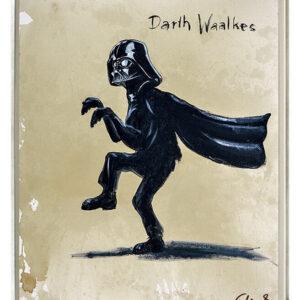 Otto Waalkes - DARTH WAALKES - ORIGINAL PIGMENTGRAFIK AUF LEINWAND