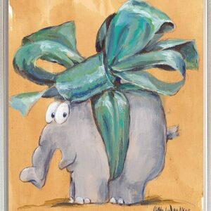 1 Otto Waalkes Bilder - DAS GESCHENK II - Original Leinwand-Pigmentgrafik handsi...