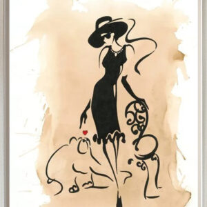 Otto Waalkes Bilder - ELEGANCE - Original Leinwand -Pigmentgrafik handsigniert