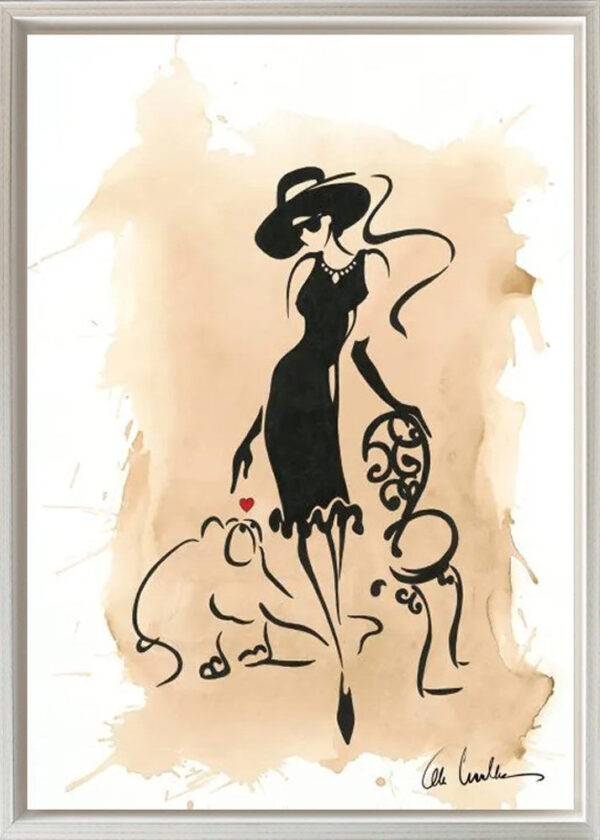 Otto Waalkes Bilder - ELEGANCE - Original Leinwand -Pigmentgrafik handsigniert