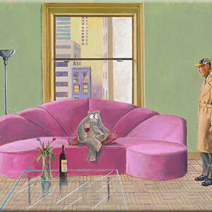 Otto Waalkes Bilder - HAPPY HOUR - ORIGINAL PIGMENTGRAFIK AUF LEINWAND