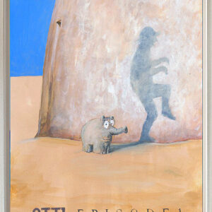 1 Otto Waalkes Bilder - OTTIFANT EPISODE 1 - Original Leinwand-Pigmentgrafik han...
