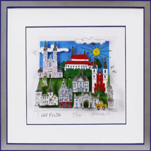 Paolo Randazzo - I LOVE FULDA - Original 3D Bild handsigniert