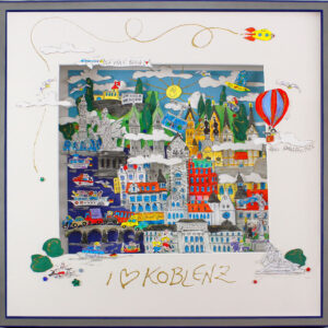 Paolo Randazzo - I LOVE KOBLENZ - UNIKAT - handsigniert